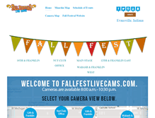 Tablet Screenshot of fallfestlivecams.com